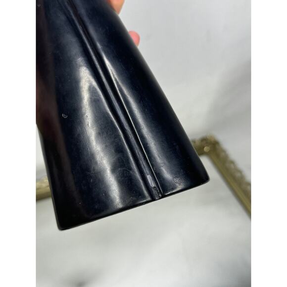 Beautiful Vintage Hand Carved Black Soapstone Figurine Lovers Made in Kenya - Picture 3 of 9